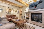 Living room two bedroom residence at the Antlers Vail CO